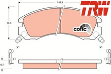 FRONT / REAR BRAKE PADS SET
